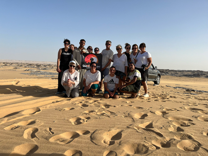 Gruppo vacanza White Desert Safari